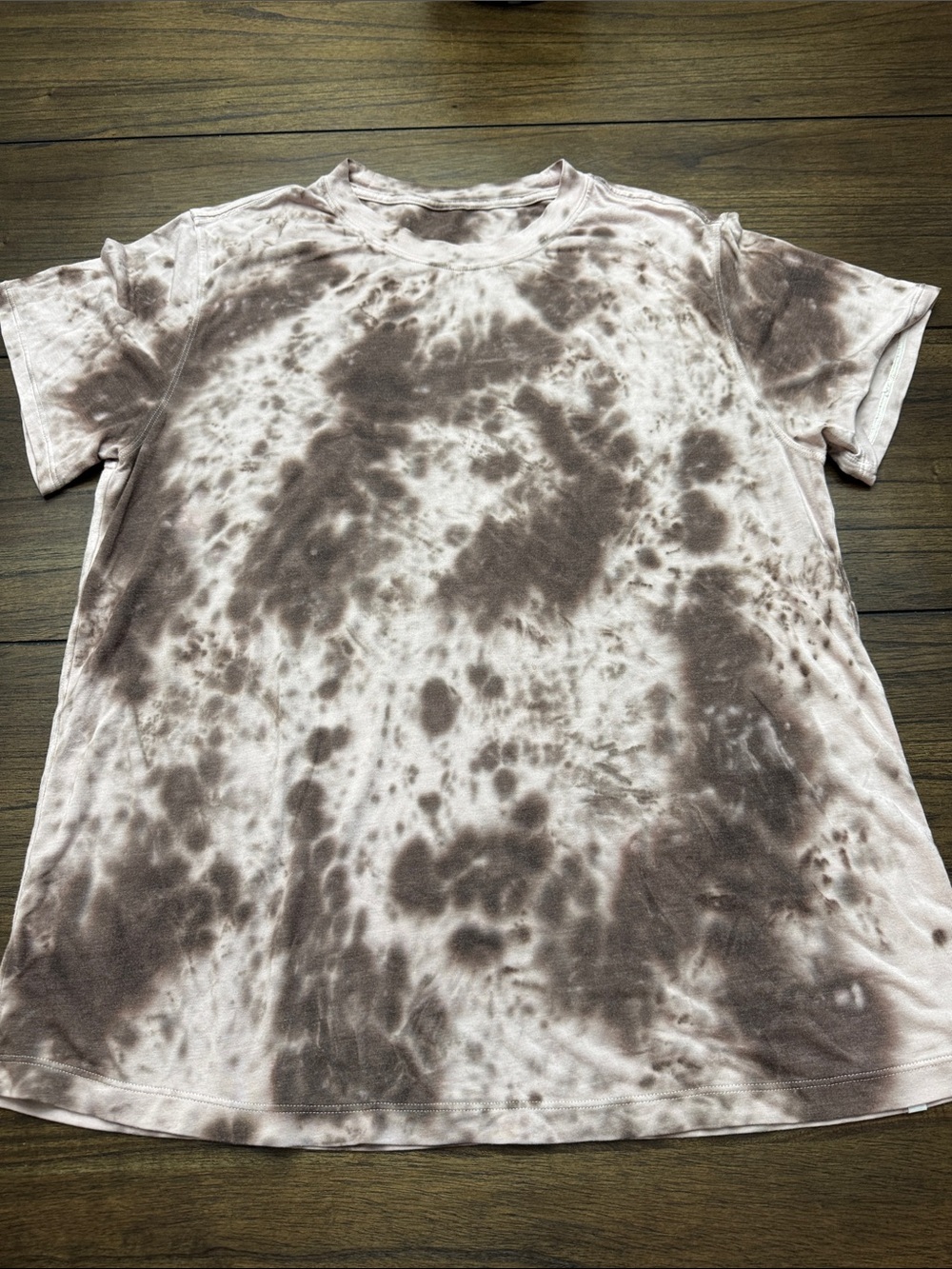 lululemon athletica Short Sleeve Tie-Dye Tee - Taupe & Cream